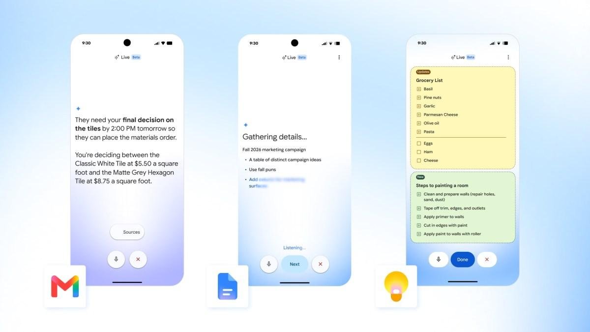 Google launches AI voice featu...