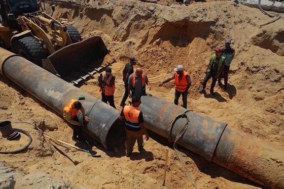 بلدية غزة: تعطل خط ميكروت يفاقم أزمة المياه في المدينة