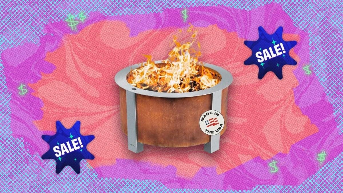 Breeos smokeless fire pit just...