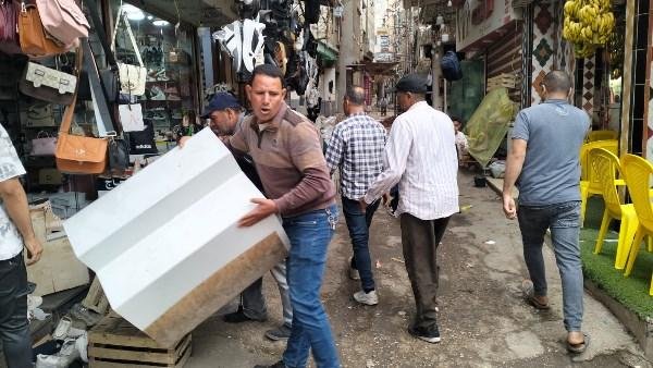 محافظ الدقهلية يتابع حملة لرفع الإشغالات والتعديات بشوارع المنزلة