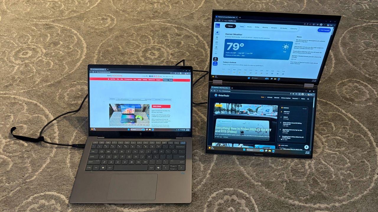 ViewSonic VG1457 dual-screen p...
