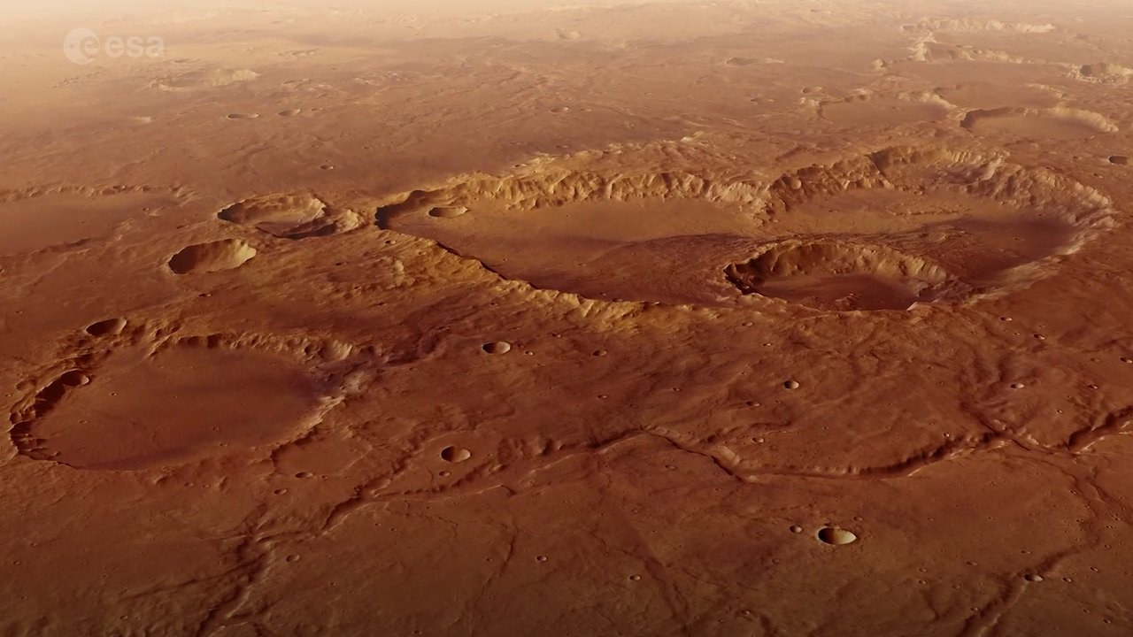 Mars Express orbiter captures...