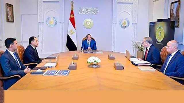 الرئيس السيسي يوجه بسحب الأراض...