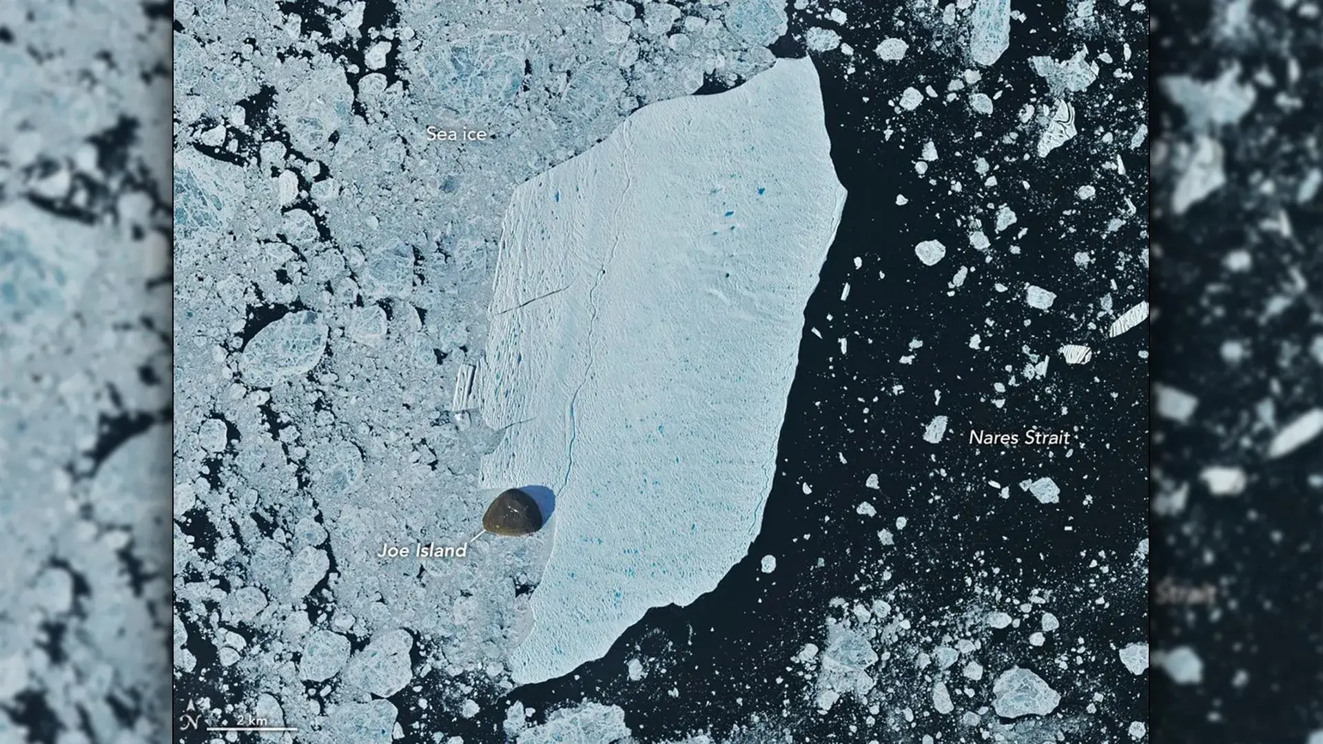 Giant Greenland iceberg slams...