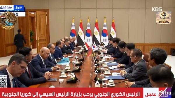 الرئيس الكوري الجنوبي: تجمعنا قواسم مشتركة عدة مع مصر