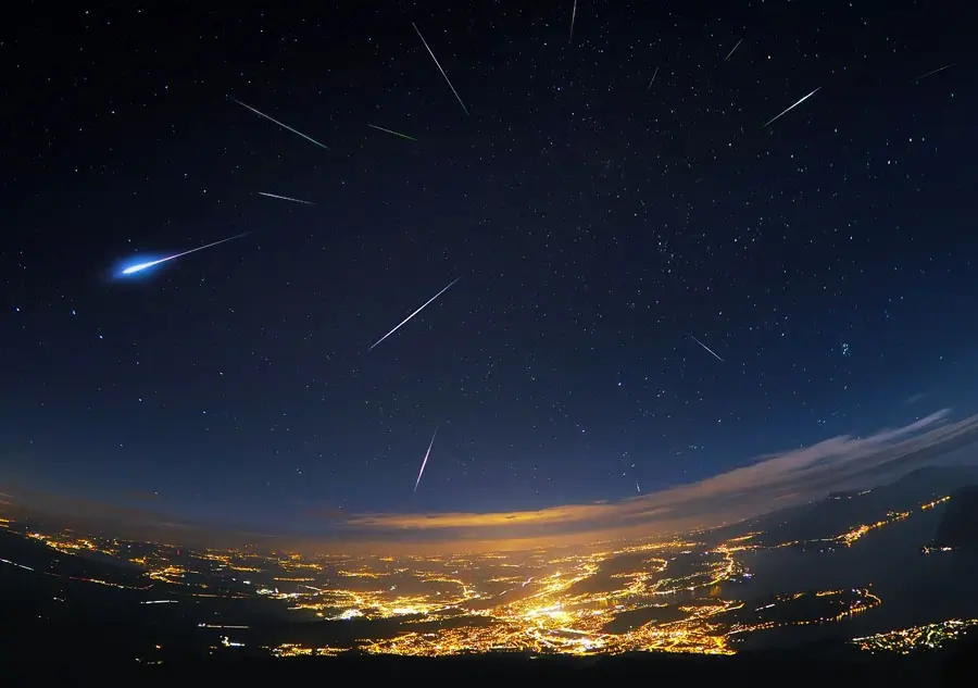 A Perfectly Timed Perseid Mete...