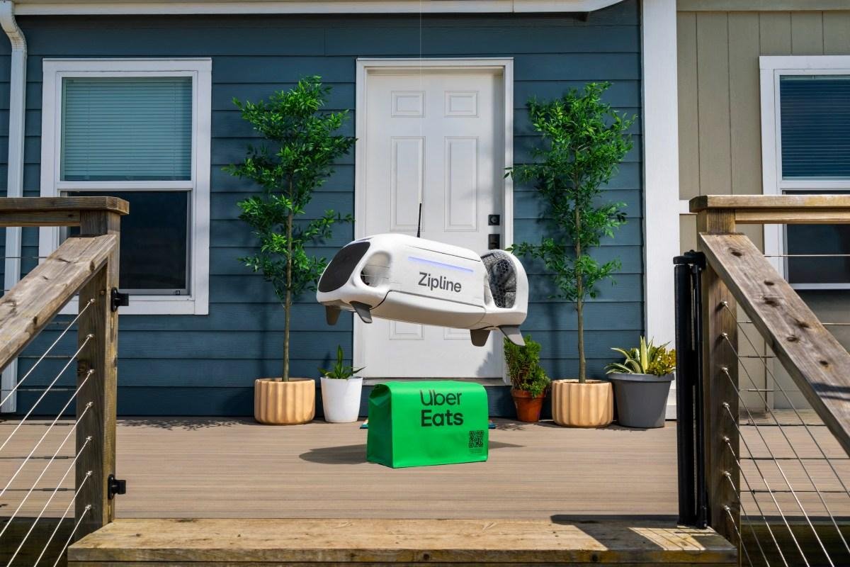 Uber adds Zipline drones to it...