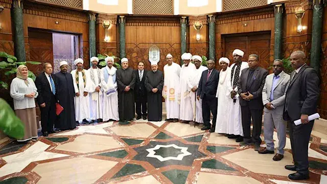 شيخ الأزهر لوفد صوفي سوداني: "نوصيكم ببلادكم.. سنظل داعمين لكم"