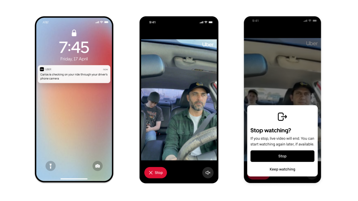 Uber launches new live video f...