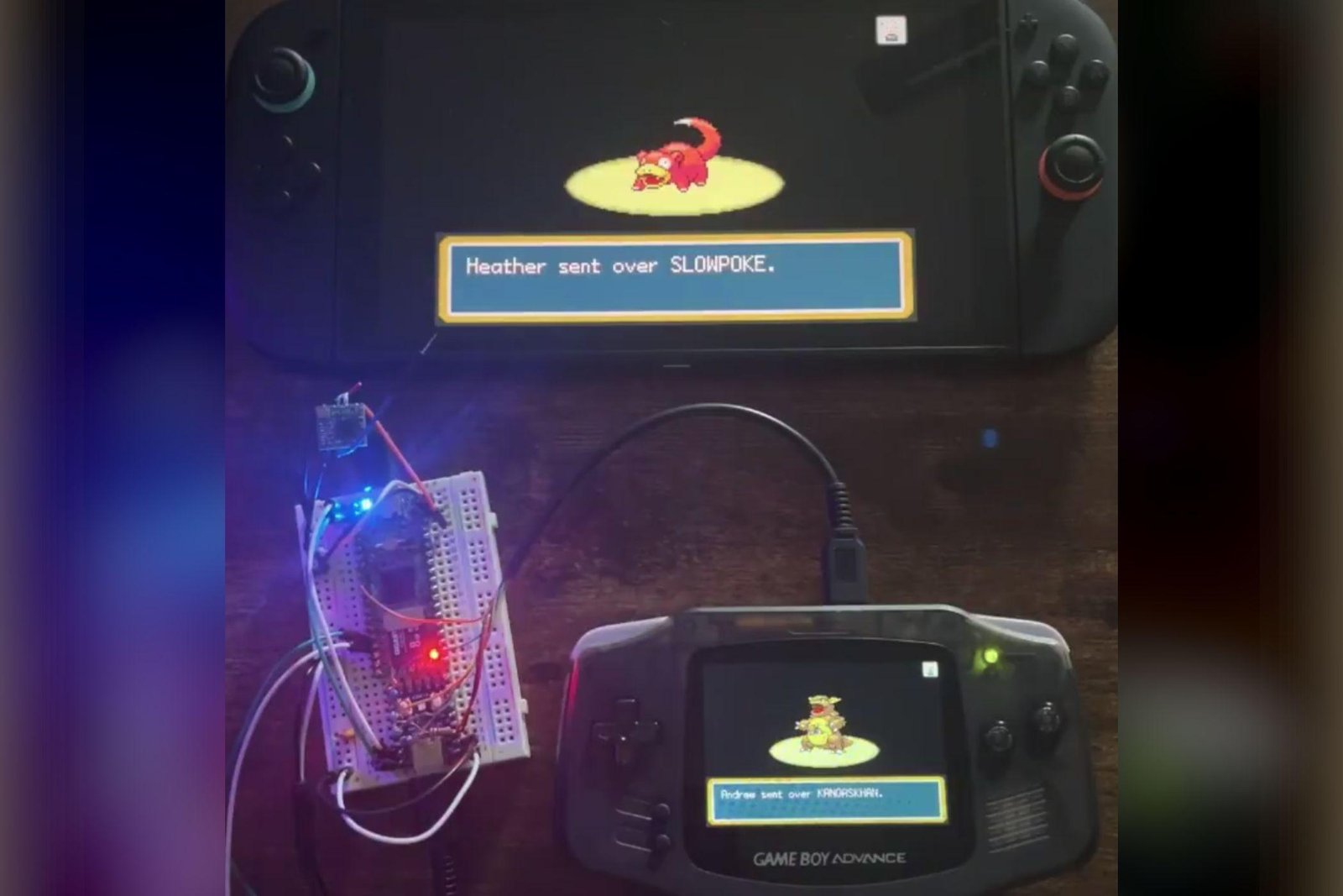 Someone made their own GBA-to-...