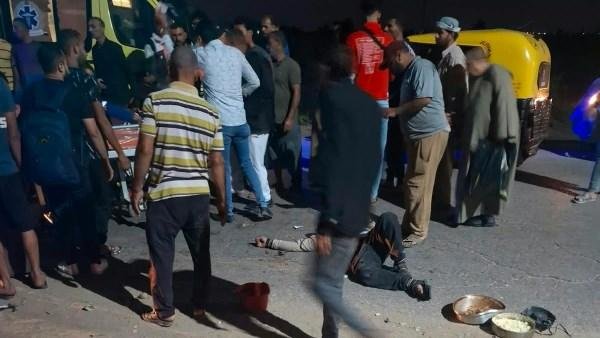 وفاة سيدة واصابة زوجها وابنتها في حادث تصادم بالمنوفية