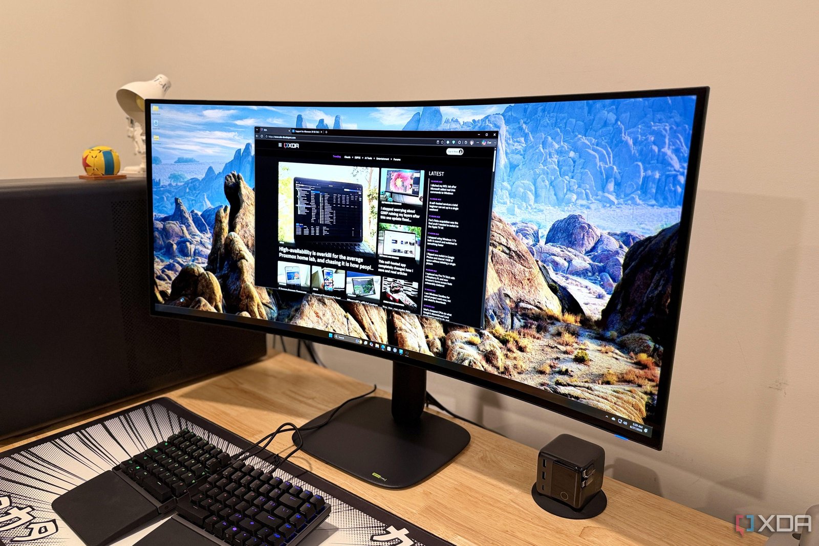 The Alienware AW3926QW proved...