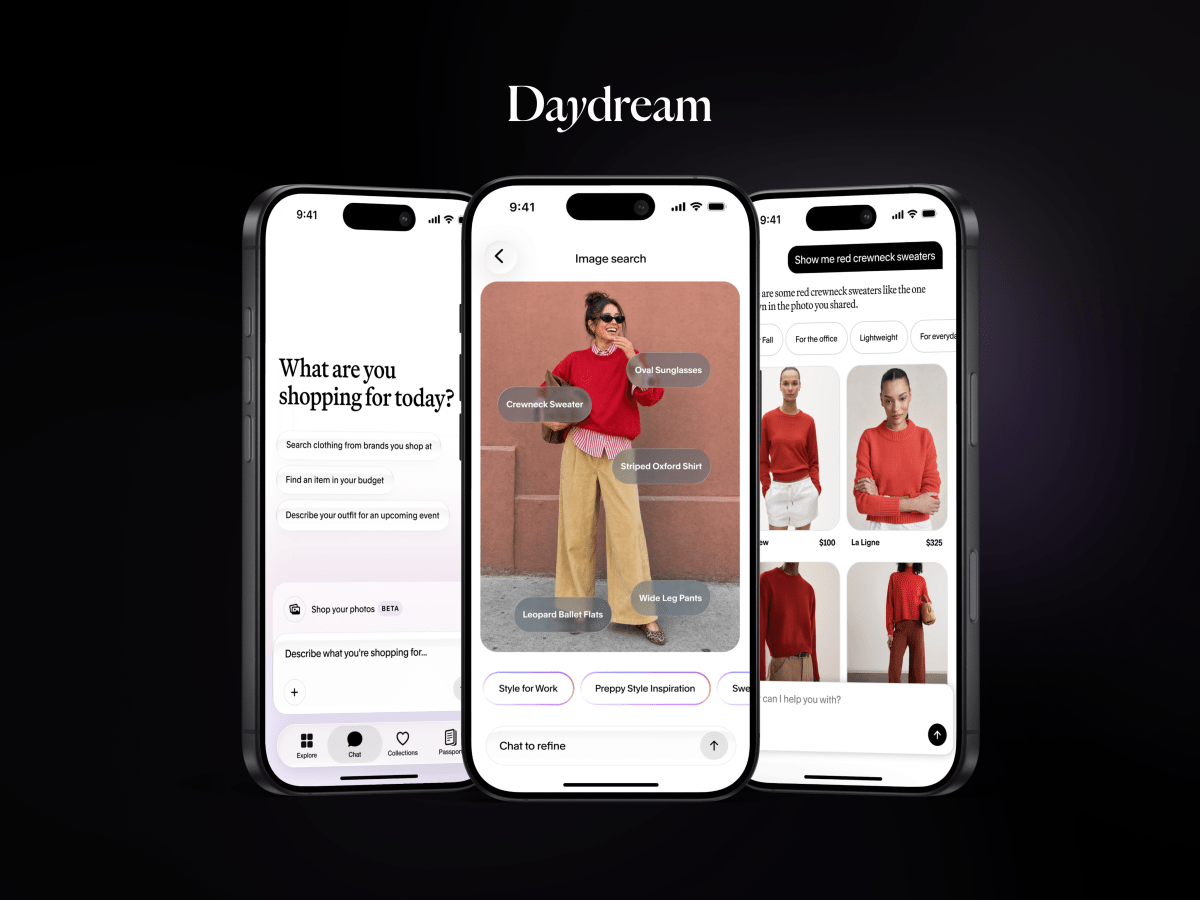 Fashion app Daydream uses Appl...