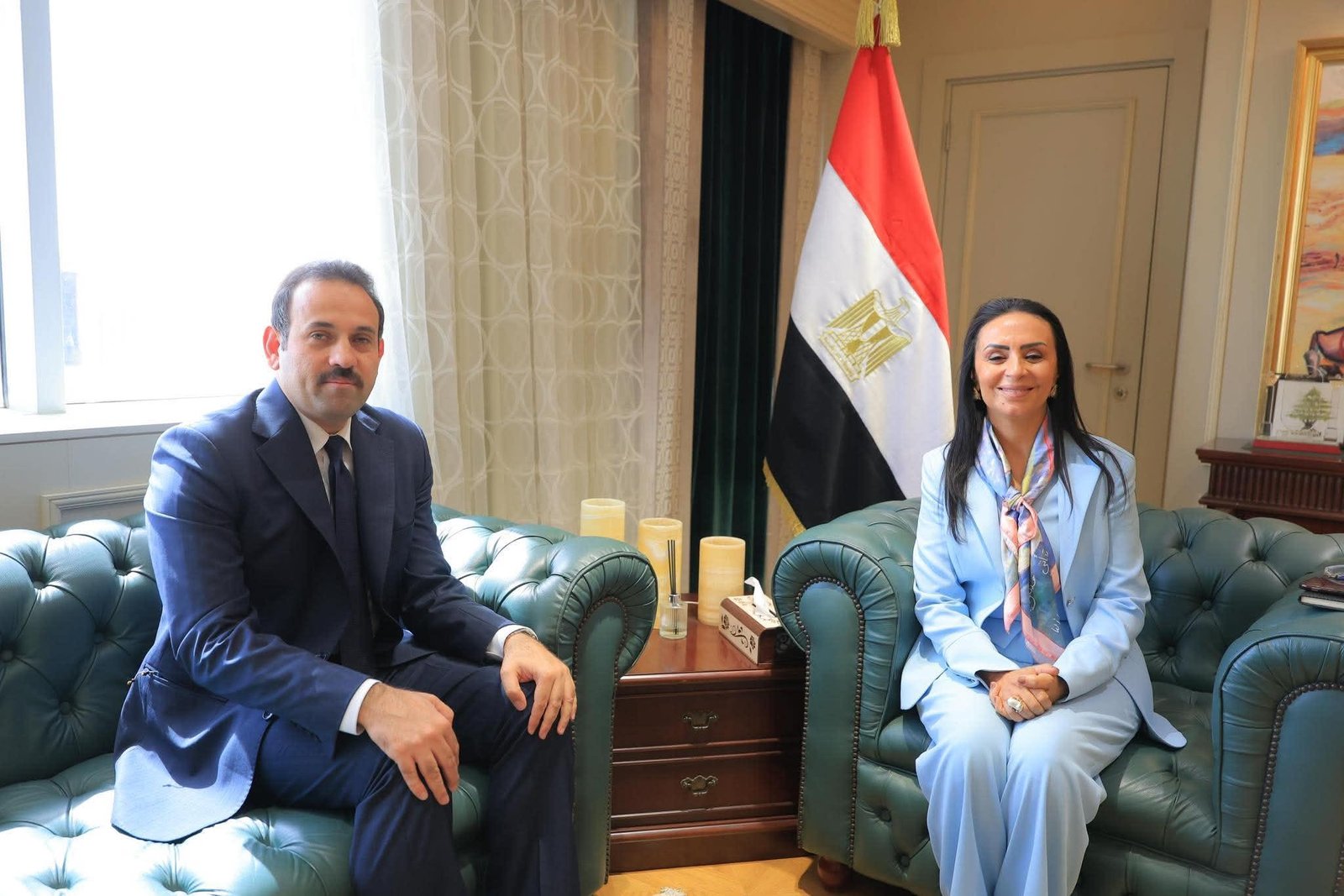 وزيرة التضامن ورئيس جهاز مستقبل مصر يبحثان تعزيز التعاون في المسئولية المجتمعية والتمكين الاقتصادي وخدمات كبار السن
