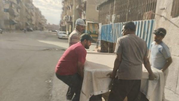 بورسعيد.. حملة لازالة الإشغالات والتعديات بمنطقة عمرو بن العاص