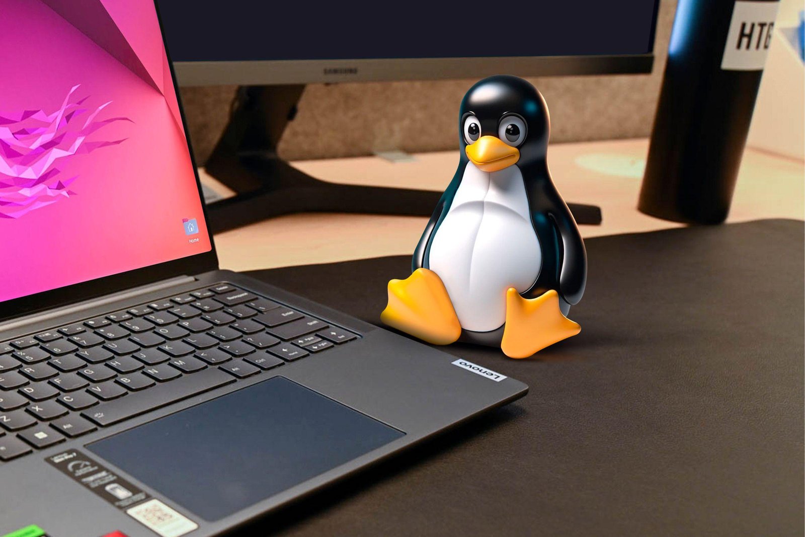 I installed Linux on my mother...