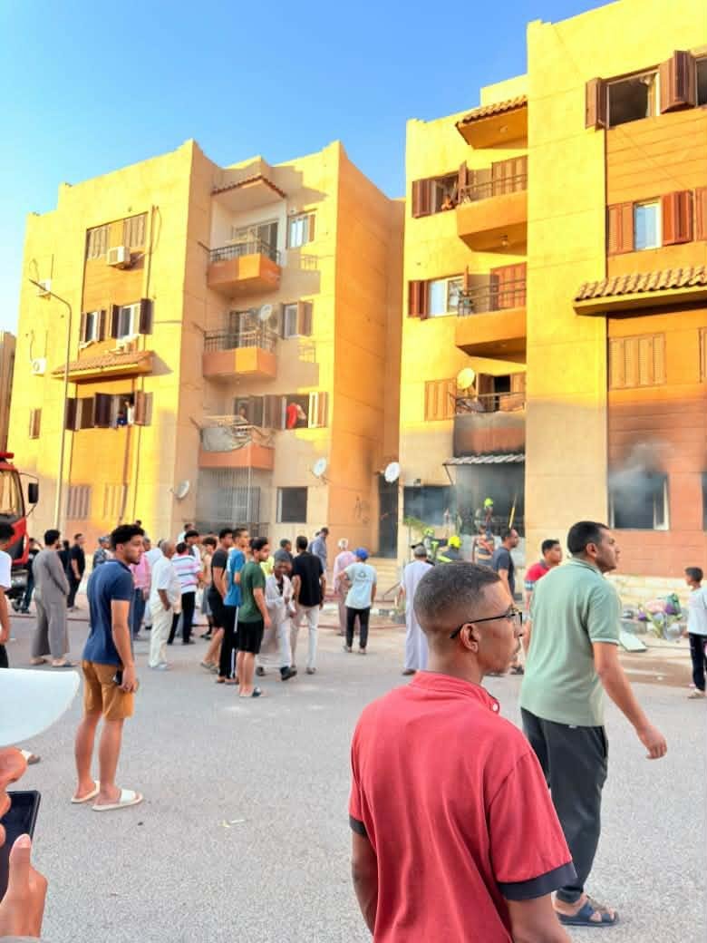 بسبب خلافات أسرية.. زوج يشعل ا...