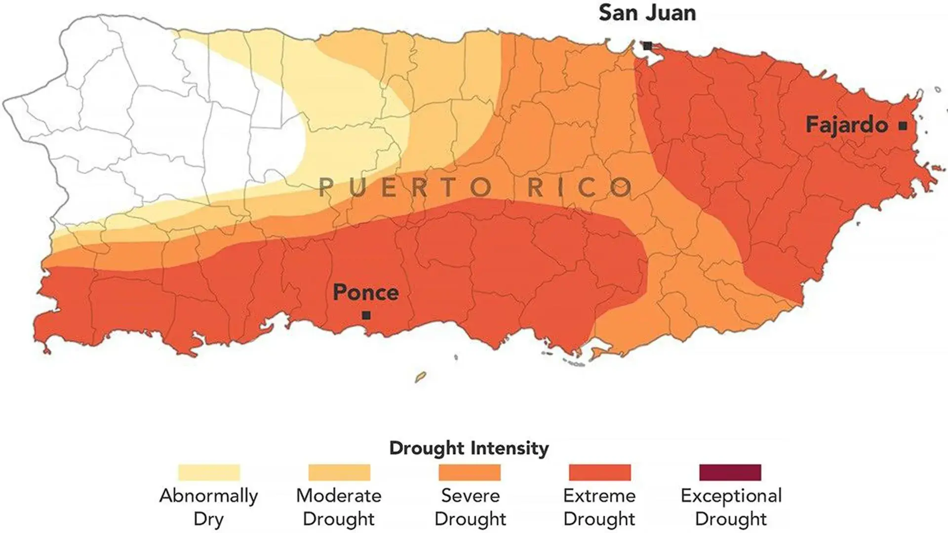 Extreme drought now covers 44%...
