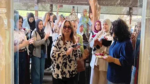 «أنا ومن يسكنني».. شاهد إبداع طلاب التربية الفنية بجامعة العاصمة