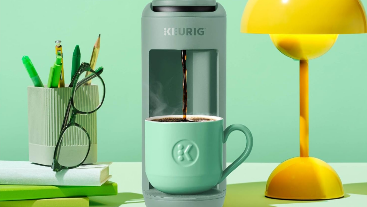 The space-saving Keurig K-Mini...