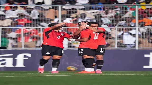 احتفالات اللاعبين وتسجيل الأهد...