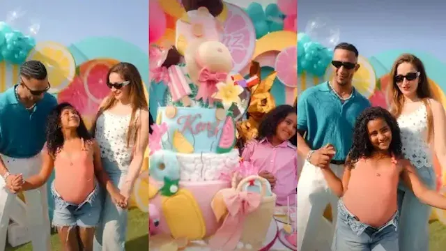مع زوجته وسط أجواء عائلية.. مح...