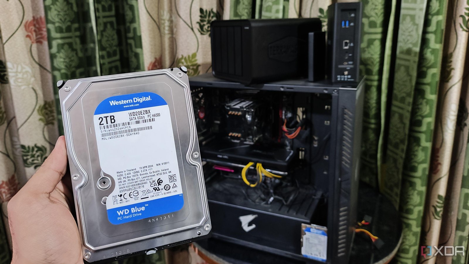I built my NAS from an old gam...