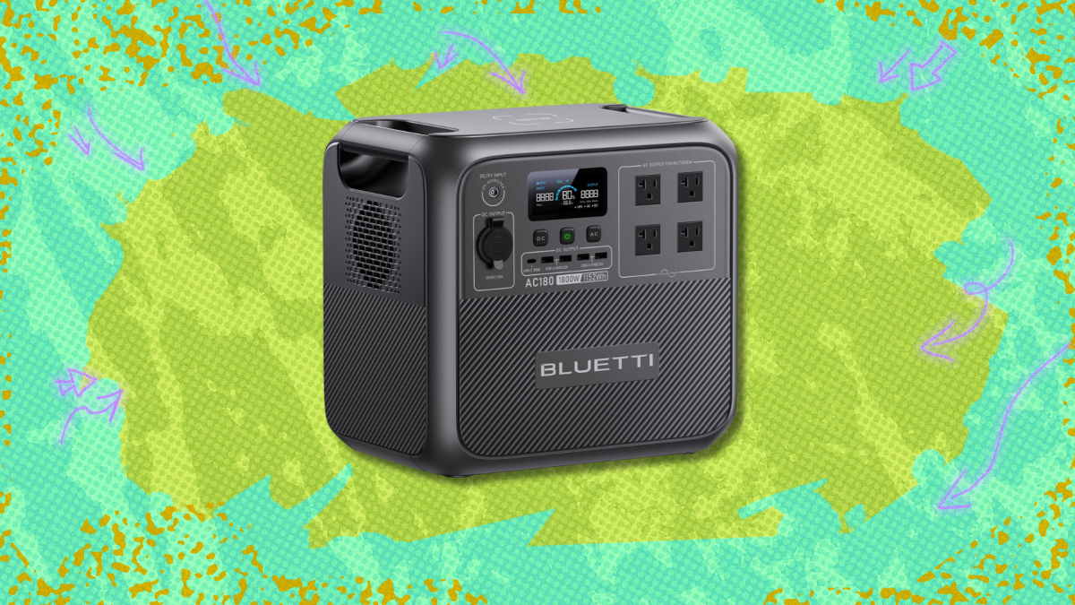 The Bluetti AC180 power statio...