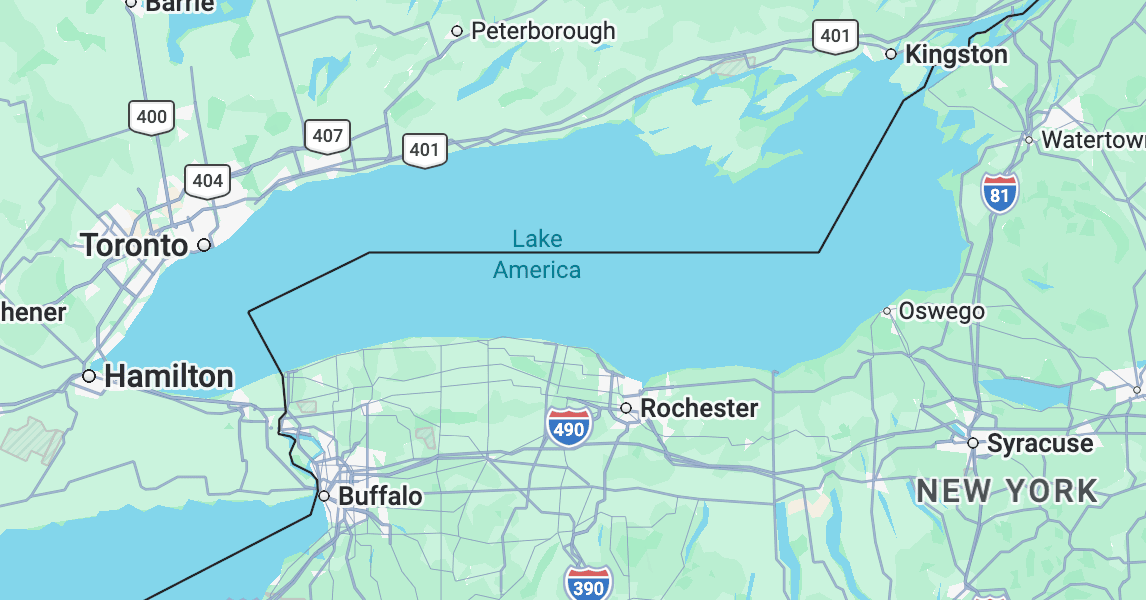 Google Maps Now Shows ‘Lake Am...