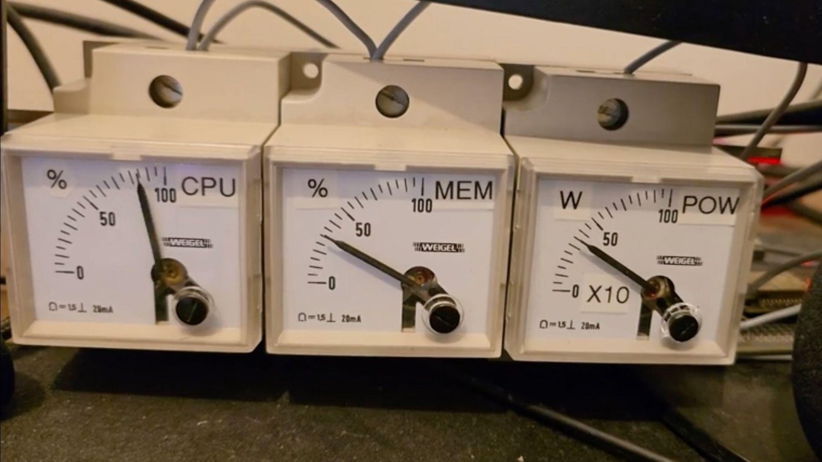 Someone built a retro analog P...
