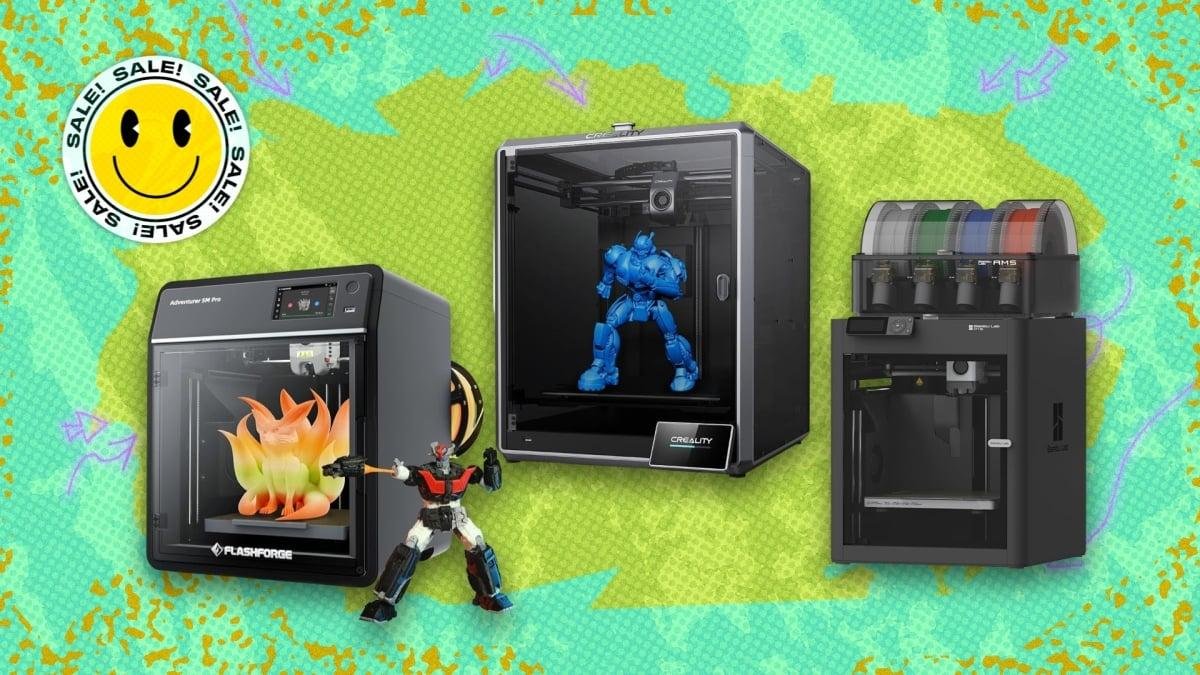 The best deals on 3D printers...