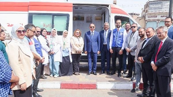 بالتزامن مع احتفالات ذكرى انتصارات أكتوبر.. محافظ سوهاج يطلق فعاليات «صحة وانتصار» بميدان الثقافة