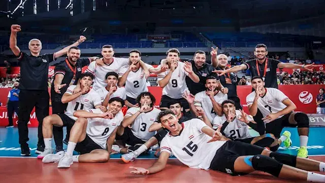 منتخب مصر للطائرة  يفوز على جا...