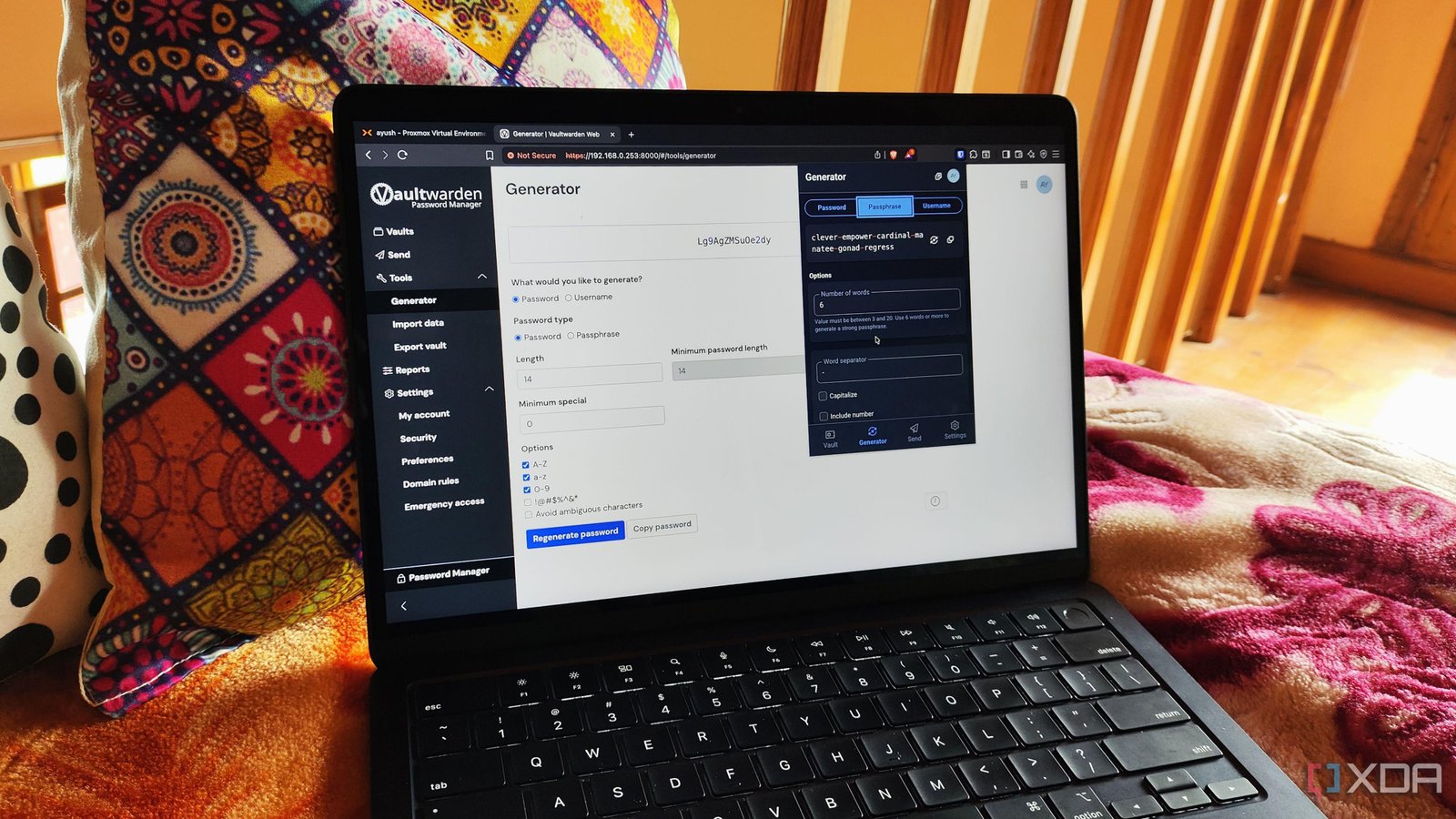I finally self-hosted my passw...