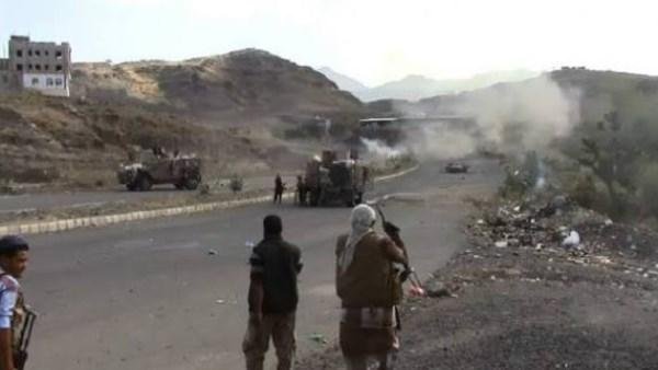 اليمن.. مواجهات عنيفة في محيط جبل هان ووادي حذران غربي تعز