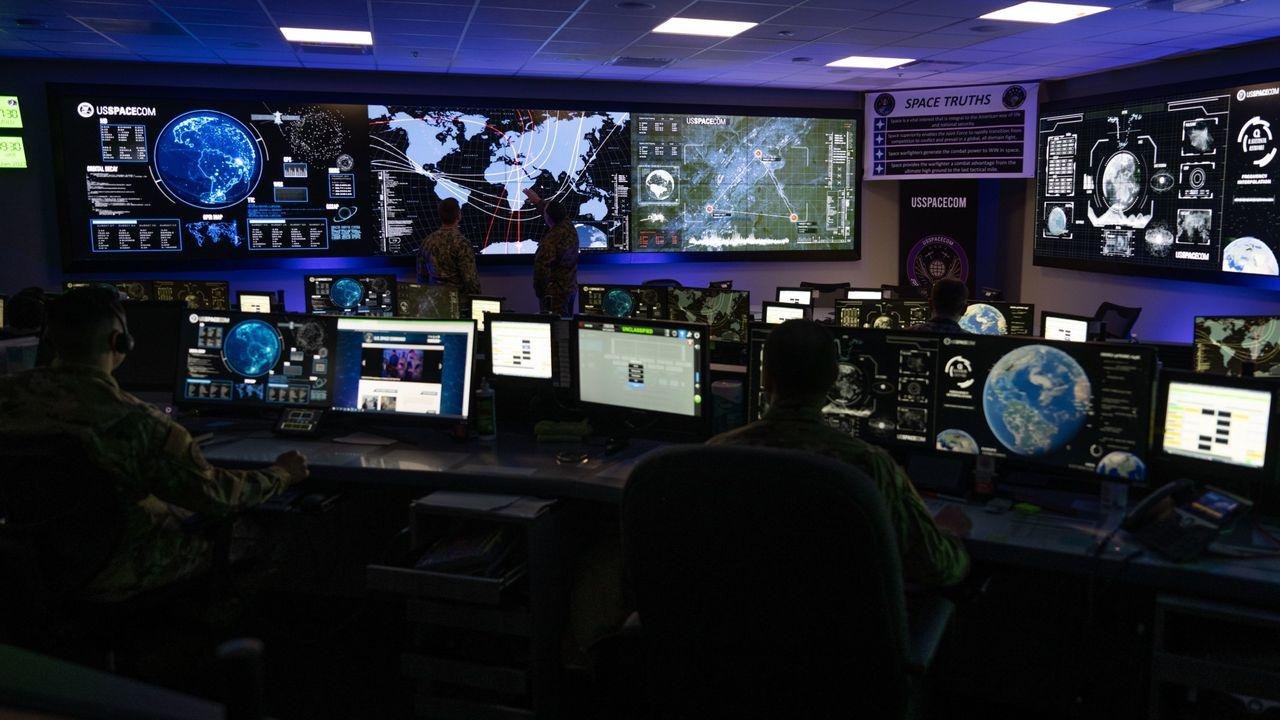 US military practices orbital...