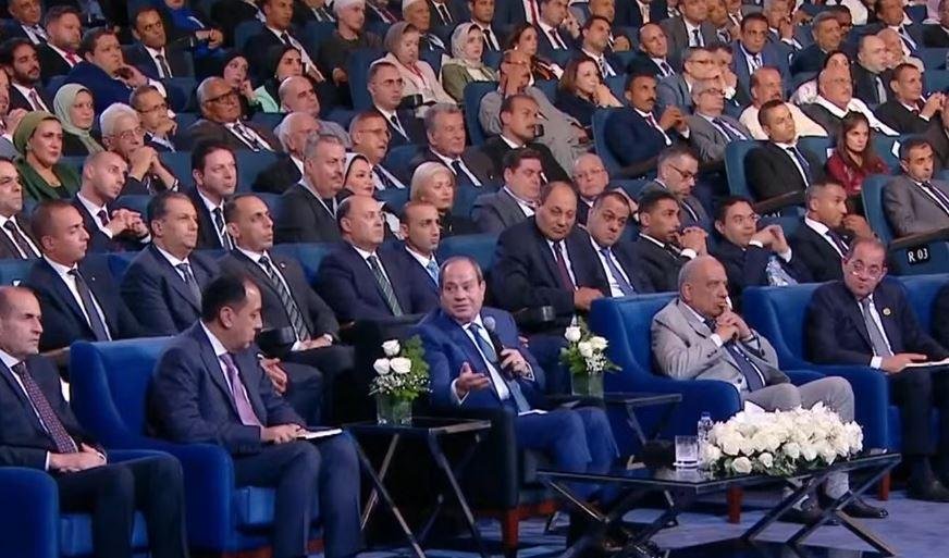 الرئيس السيسي: مستعدون لزراعة 10 ملايين فدان إذا توفرت مياه تكفي لذلك