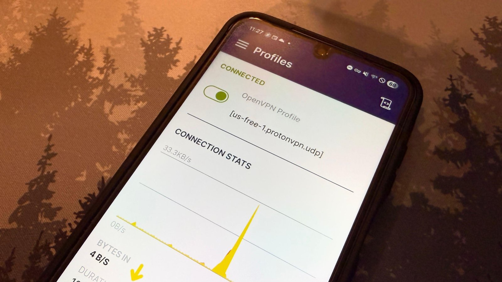 I automated my VPN to turn on...