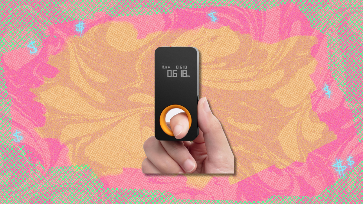 This pocket-sized laser measur...