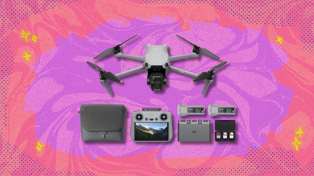 The DJI Air 3S is down to its...