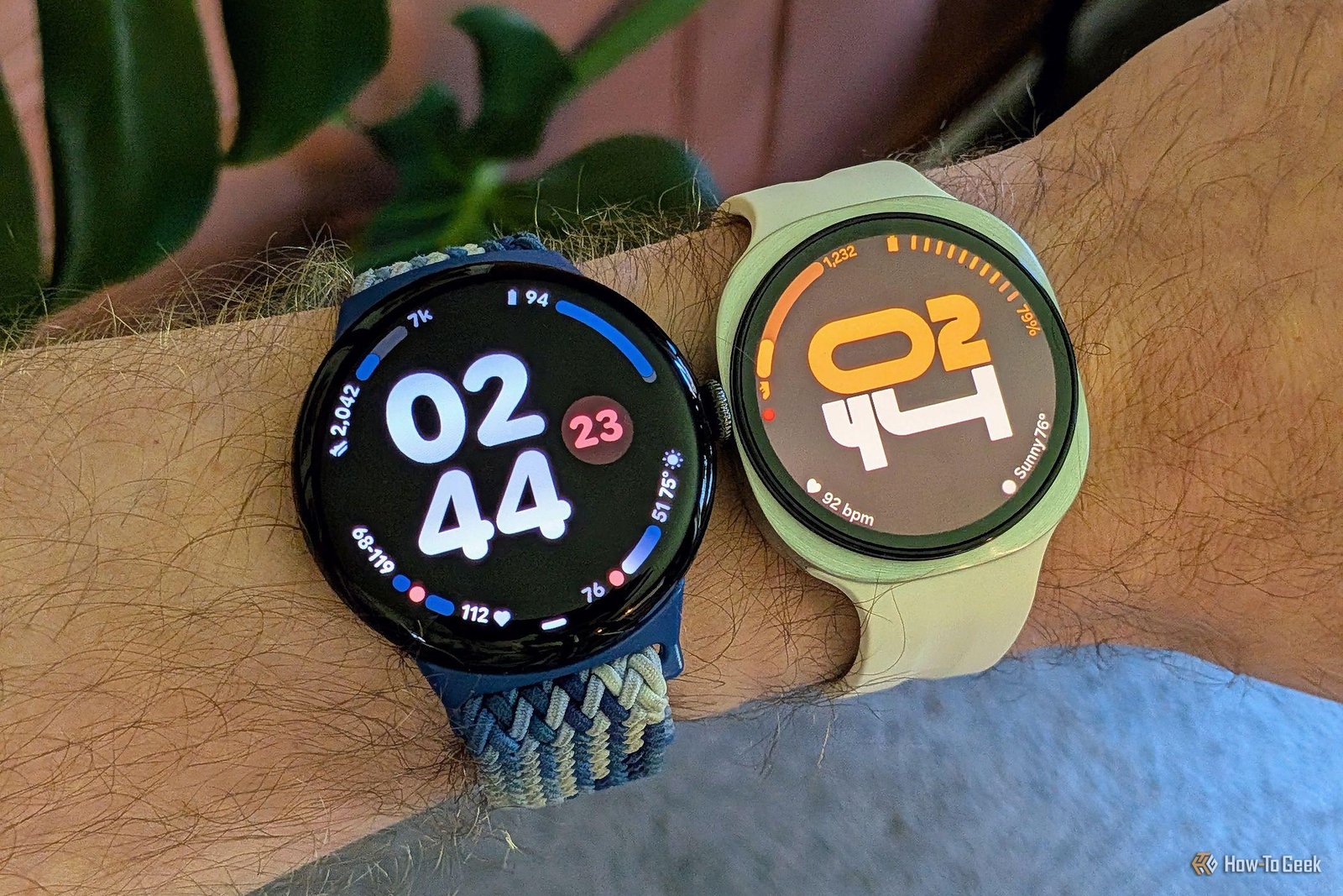 I wore a Pixel Watch 5 and Gal...